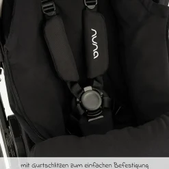 2-tlg. Winter-Kinderwagen-Set mit Fußsack und Handschuhe - Caviar