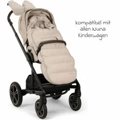 2-tlg. Winter-Kinderwagen-Set mit Fußsack und Handschuhe - Biscotti