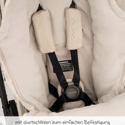 2-tlg. Winter-Kinderwagen-Set mit Fußsack und Handschuhe - Biscotti