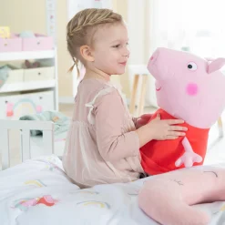 Toddler-Themen-Komplettbett inkl. Lattenrost und Bettwäsche 70 x 140 cm - Peppa Pig - Weiß
