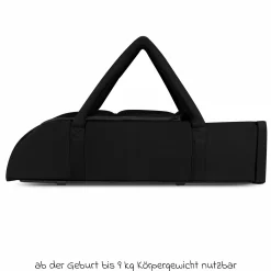 Tragetasche für Neugeborene - passend für Geschwisterwagen D Two - Black