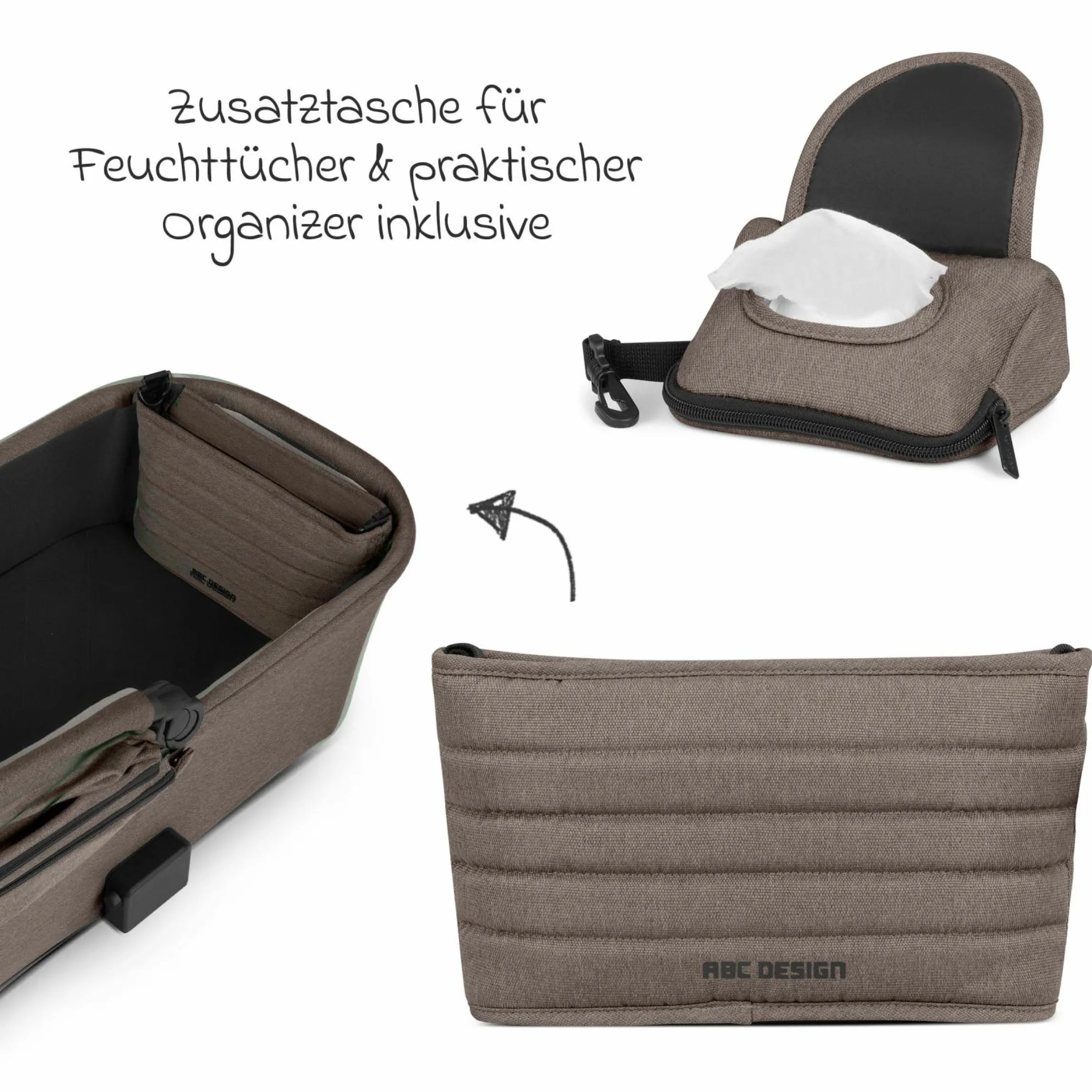 Tragewanne für Neugeborene - passend für Zoom, Samba und Salsa Run - Pure - Nature - Kollektion 2025