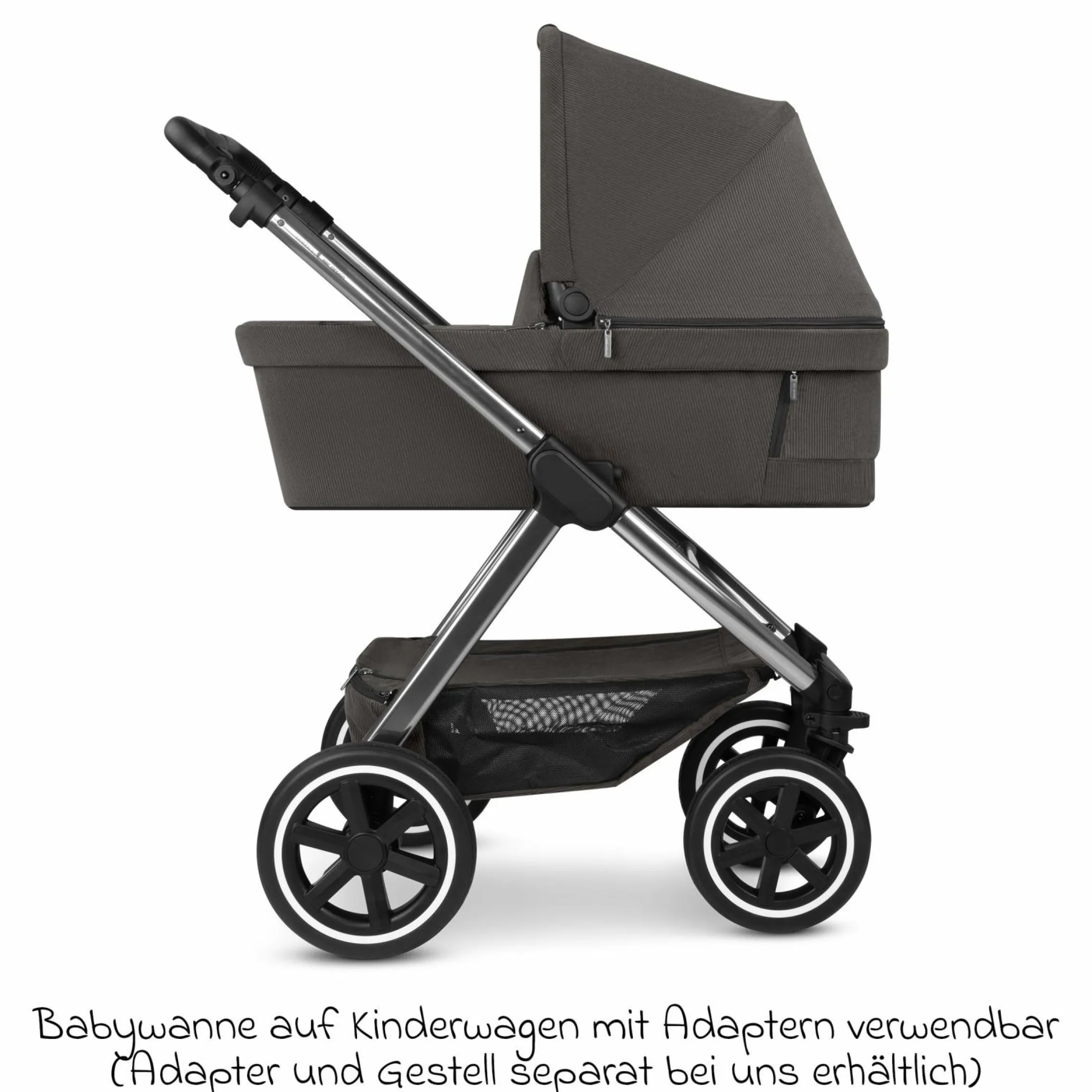 Tragewanne für Neugeborene - passend für Zoom, Samba und Salsa Run - Almond - Kollektion 2025