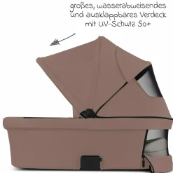 Tragewanne für Neugeborene - passend für Zoom, Samba und Salsa Run - Dark Beige