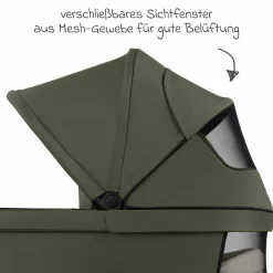 Tragewanne für Neugeborene - passend für Zoom, Samba und Salsa Run - Pure - Avocado - Kollektion 2025