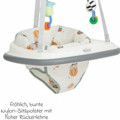 Türhopser Bumper Jumper inkl. abnehmbarem Spielzeug und einfach zu befestigen - Up & Away - Kollektion 2025