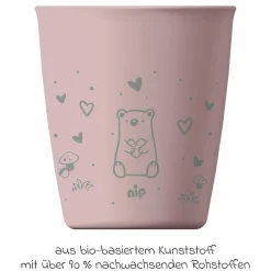 Trinkbecher 2er Pack eat green - Lila