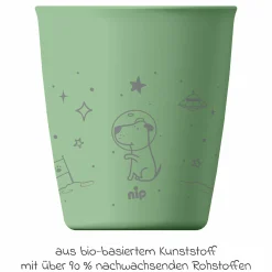 Trinkbecher 2er Pack eat green - Grün