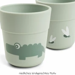 Trinkbecher Foodie - Croco - Grün