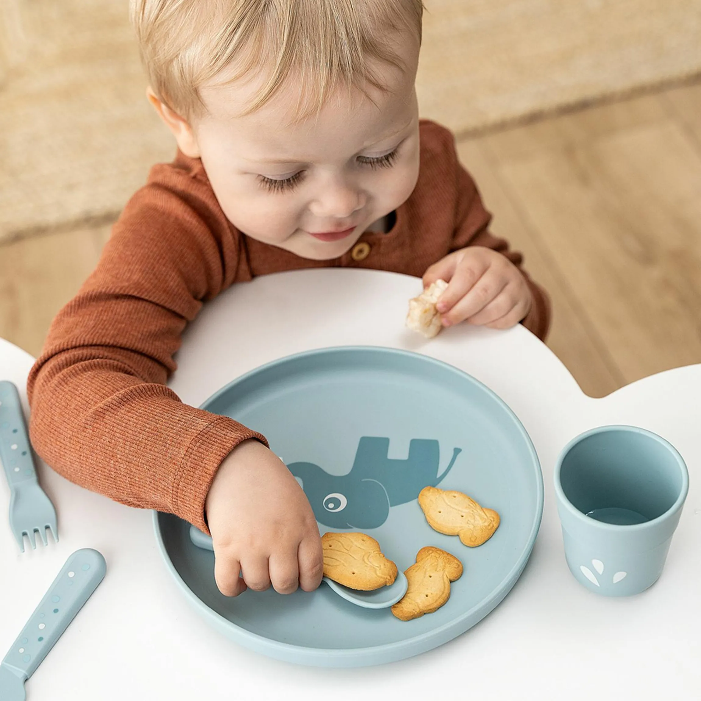 Trinkbecher Foodie - Elphee - Blau
