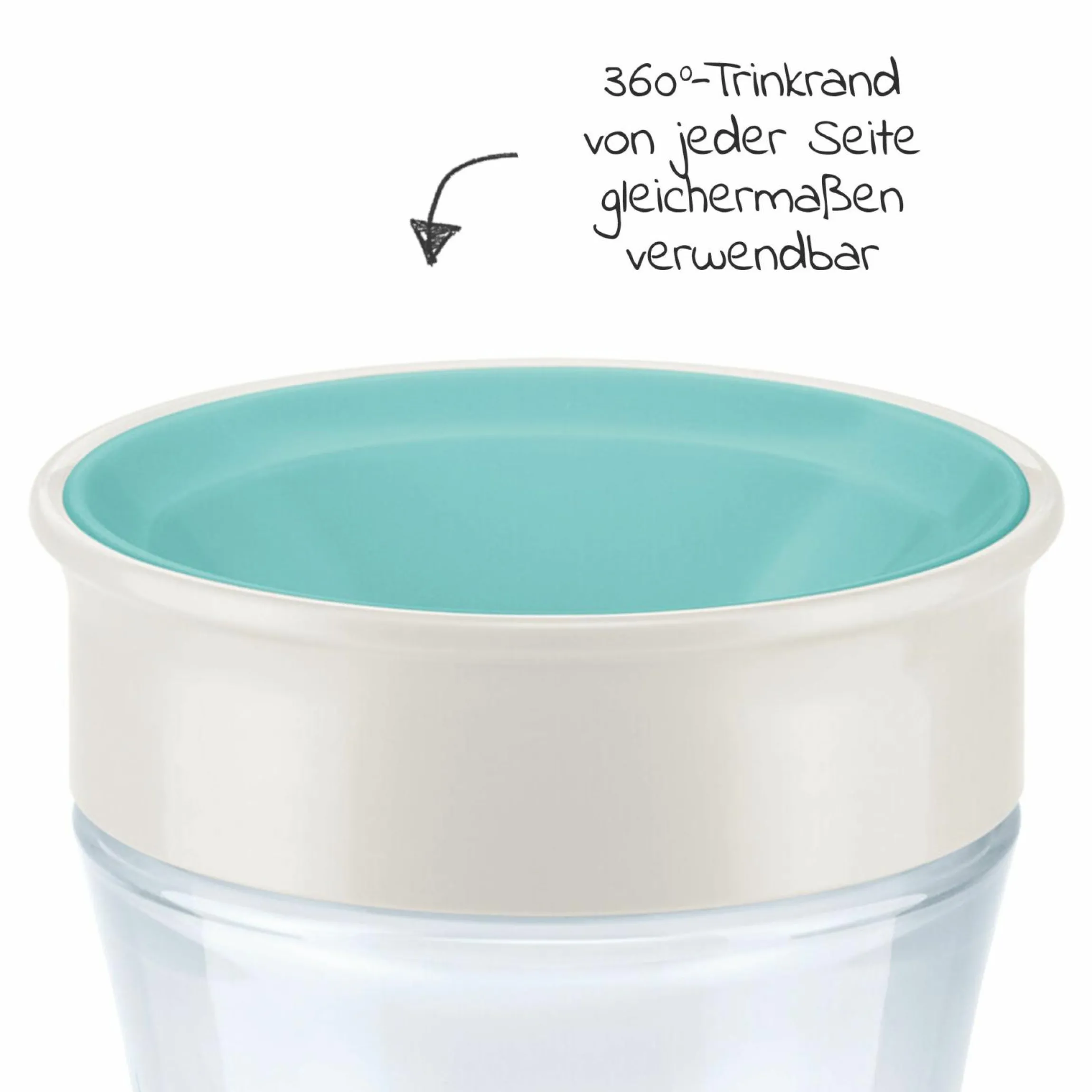 Trinklern-Becher Evolution Magic Cup 230 ml - Mint