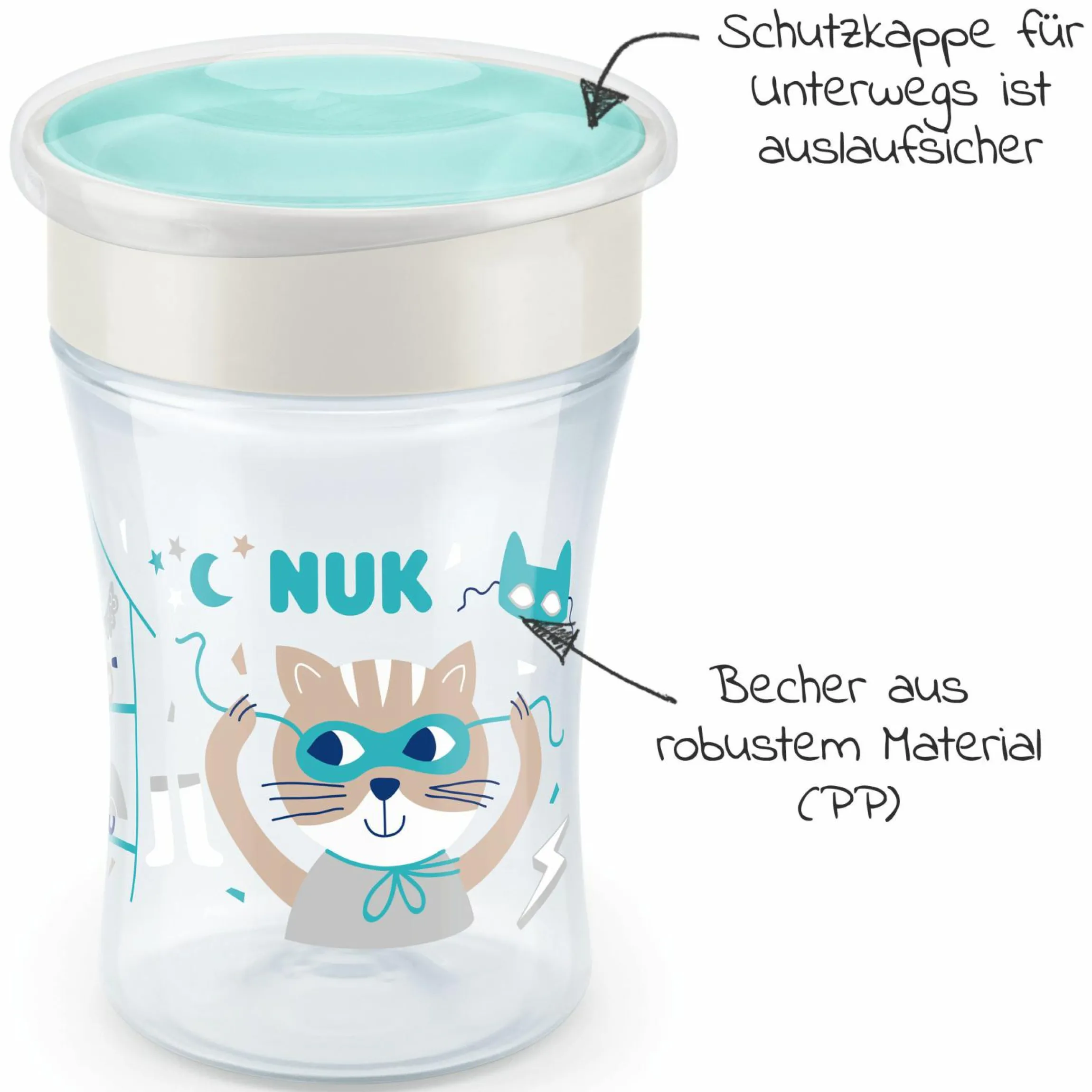 Trinklern-Becher Evolution Magic Cup 230 ml - Mint