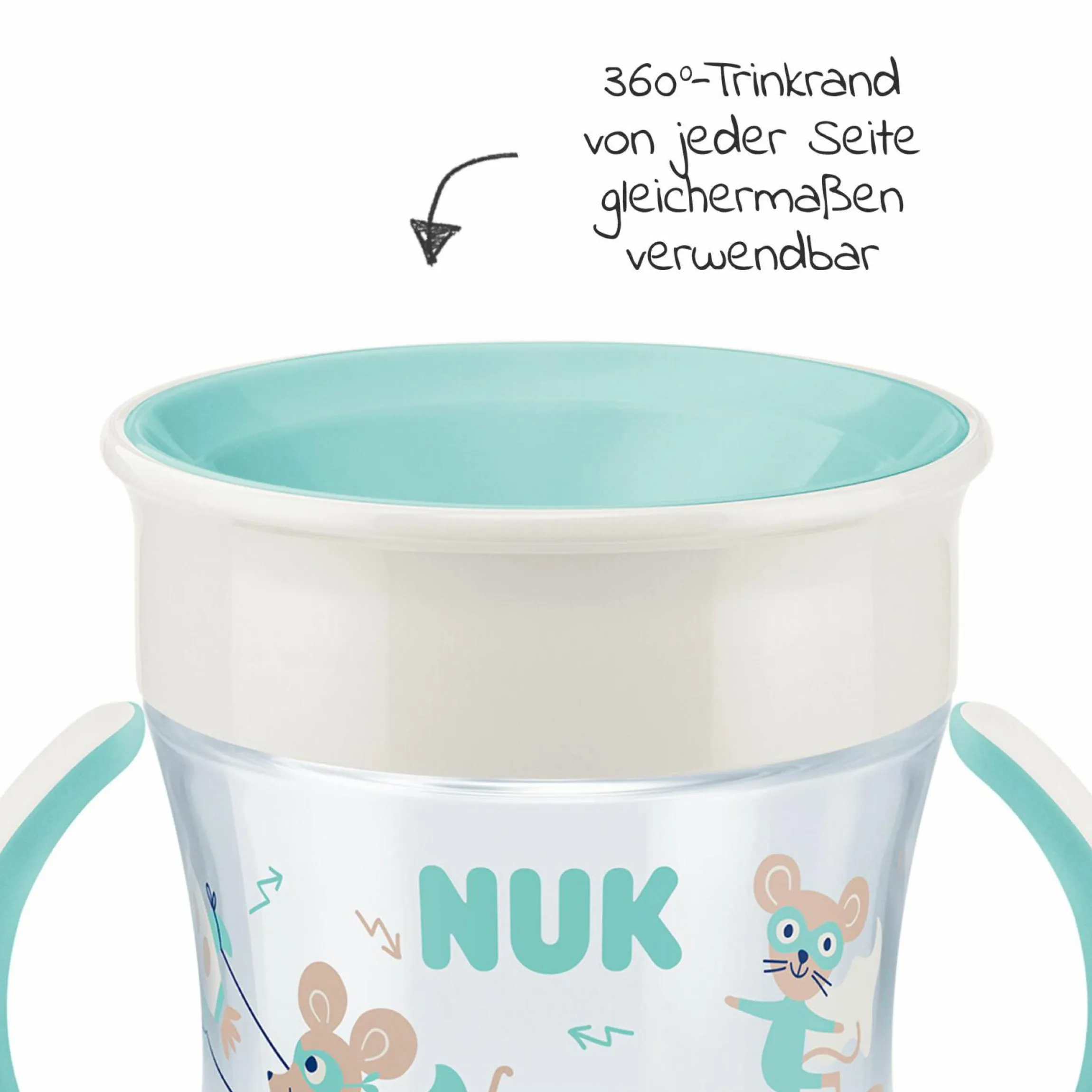 Trinklern-Becher Evolution Mini Magic Cup 160 ml - Mint
