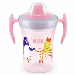 Trinklern-Becher Evolution Trainer Cup 230 ml - mit weichem Schnabel - Rosa