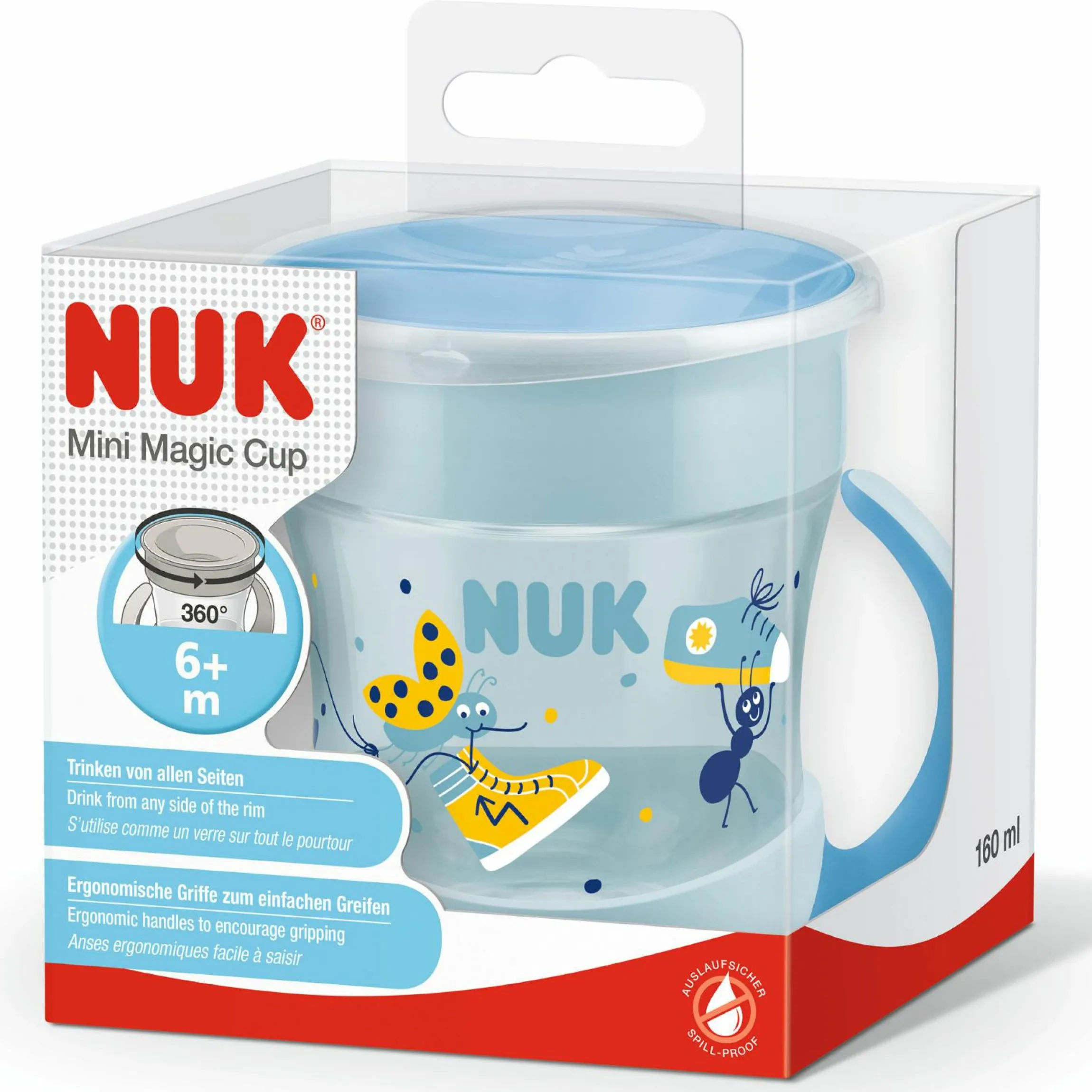 Trinklern-Becher Evolution Mini Magic Cup 160 ml - Blau