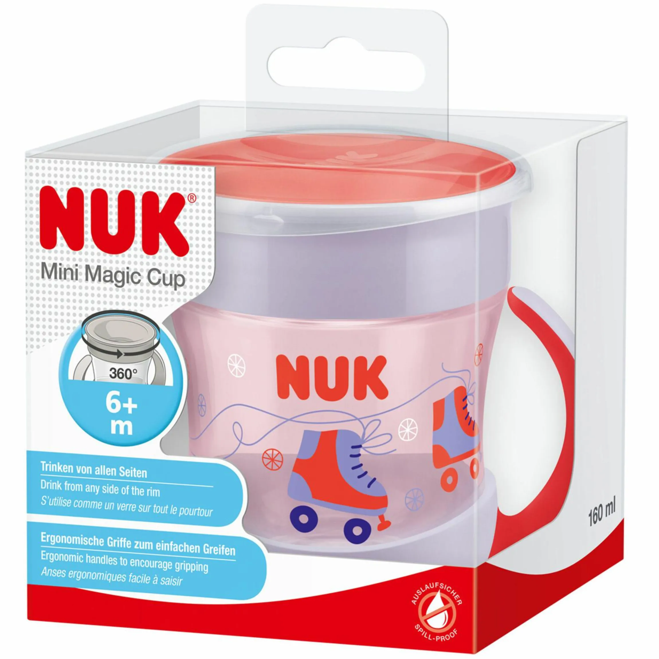 Trinklern-Becher Evolution Mini Magic Cup 160 ml - Rot