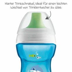 Trinklernbecher Fun to Drink Cup 270 ml - Delfin - Blau