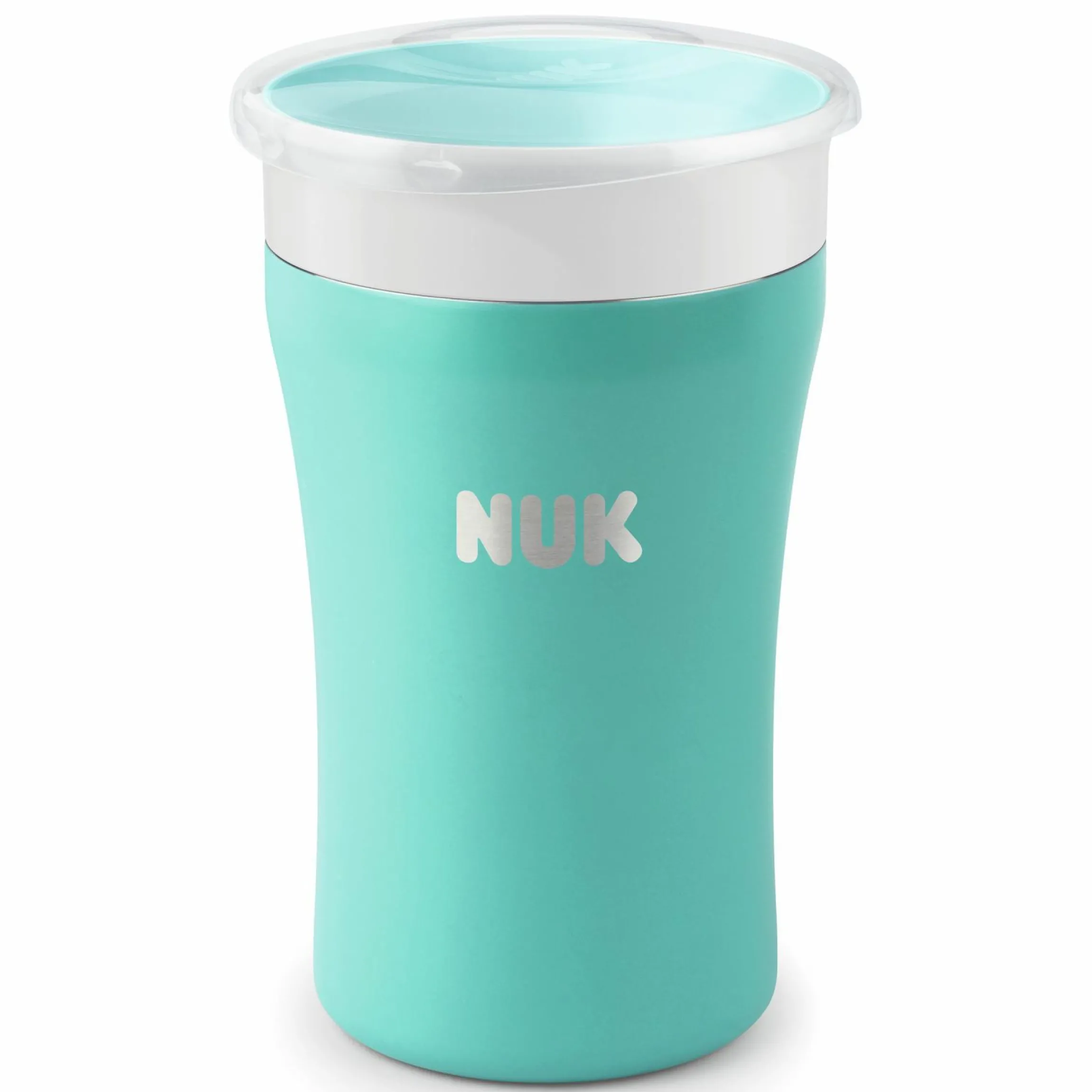 Trinklern-Becher Magic Cup Edelstahl 230 ml - Türkis