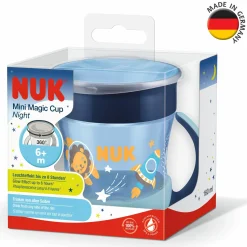 Trinklern-Becher Mini Magic Cup 160 ml - Glow in the Dark - Blau