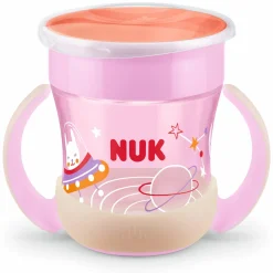 Trinklern-Becher Mini Magic Cup 160 ml - Glow in the Dark - Rosa