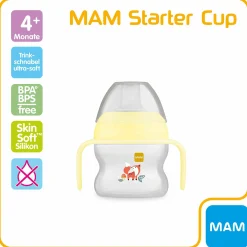 Trinklernbecher Starter Cup 150 ml + Silikon-Schnabel - Fuchs