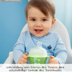Trinklernbecher Starter Cup 150 ml + Silikon-Schnabel - Fuchs
