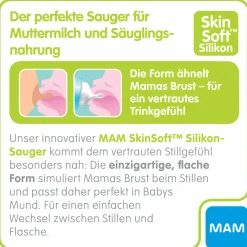 Trinksauger 2er Pack - SkinSoft Silikon Gr.4 tropffrei