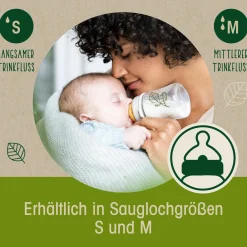 Trinksauger 2er Pack Cherry green - Latex Gr. M - mittlerer Nahrungsfluss