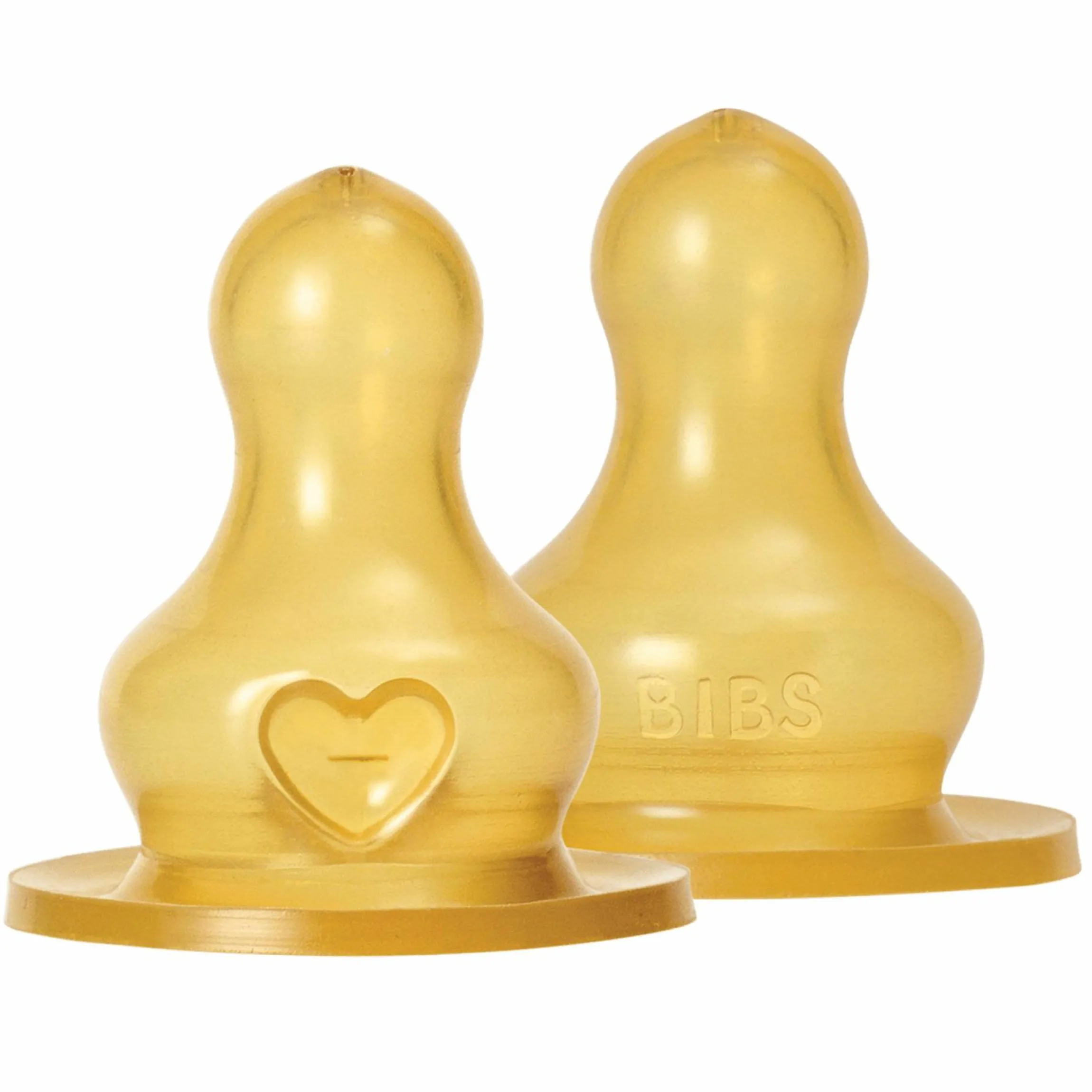 Trinksauger 2er Pack Latex Bottle Nipple - mittlerer Nahrungsfluss