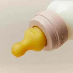 Trinksauger 2er Pack Latex Bottle Nipple - mittlerer Nahrungsfluss