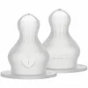 Trinksauger 2er Pack Silikon Bottle Nipple - mittlerer Nahrungsfluss