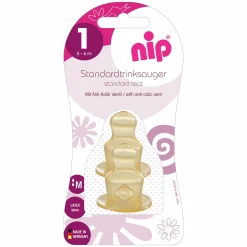 Trinksauger 2er Pack Standard - Latex - Gr. 1 M (Milch)