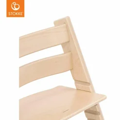 Tripp Trapp® Natur Newborn Set - Hochstuhl + Neugeborenenaufsatz (verstellbar) Grey