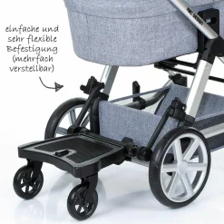 Trittbrett Kiddie Ride On 2 - Black - Kollektion 2025