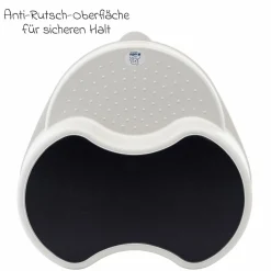 Tritthocker Tilo 2-stufig - Mistletoe White