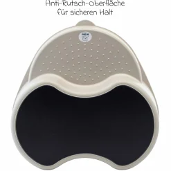 Tritthocker Tilo 2-stufig - Cappuccino