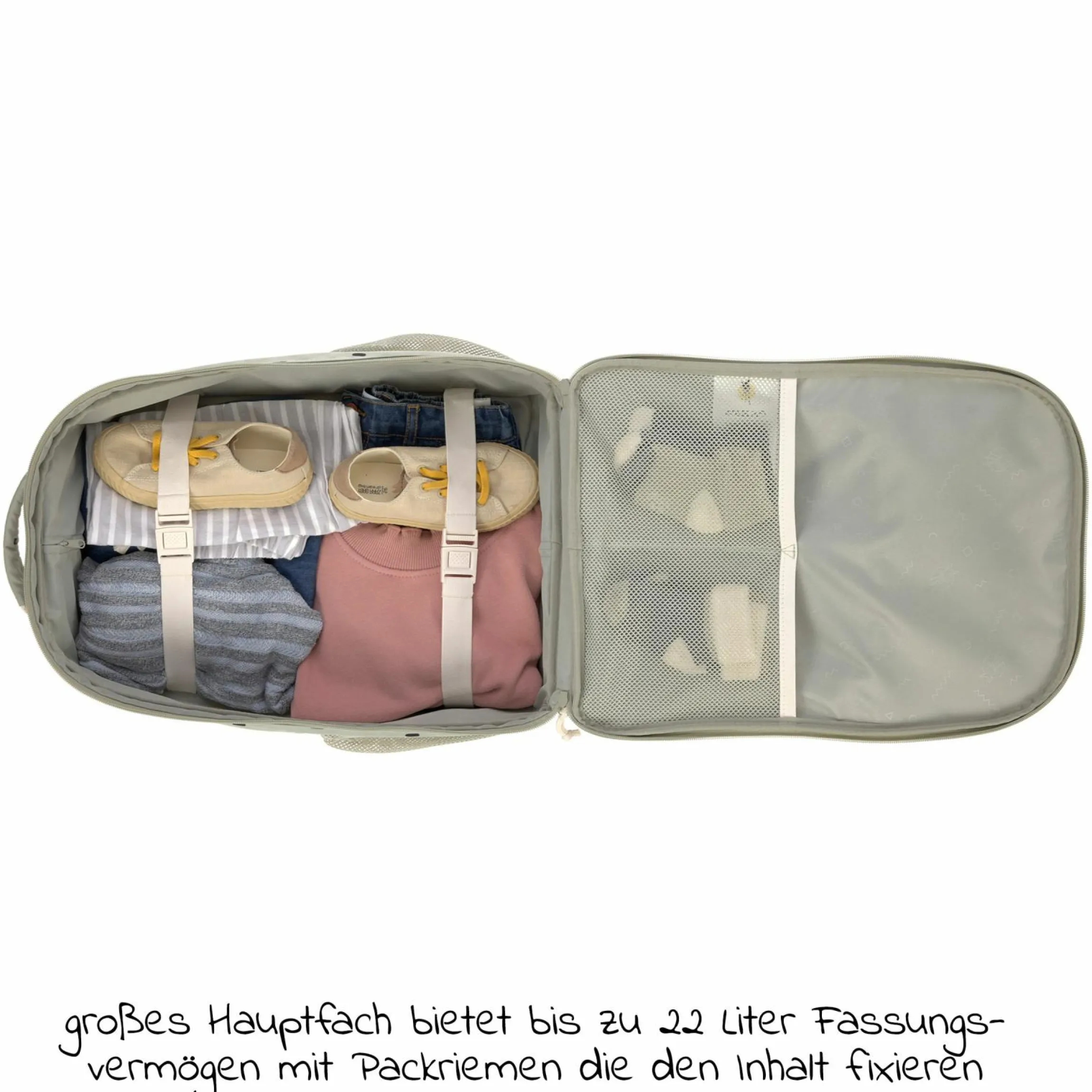 Trolley - Happy Prints - Light Olive
