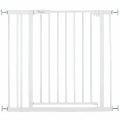 Türschutzgitter / Treppenschutzgitter Open N Stop 2 (75-80 cm) inkl. 9 cm Verlängerung - White