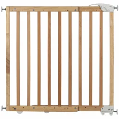Türschutzgitter / Treppenschutzgitter (63 bis 106 cm) zum Klemmen oder Schrauben - Natur