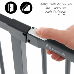 Türschutzgitter Clear Step Autoclose 2 - Dark Grey