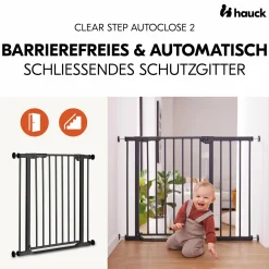Türschutzgitter Clear Step Autoclose 2 - Black