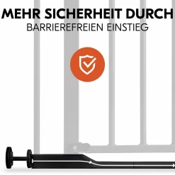 Türschutzgitter Clear Step Autoclose 2 - Black