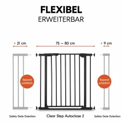 Türschutzgitter Clear Step Autoclose 2 - Black