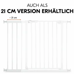 Türschutzgitter Verlängerung Safety Gate Extension 9 cm - passend für Hauck Schutzgitter - White