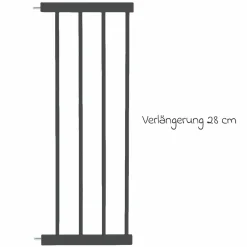 Türschutzgitter-Verlängerung 28 cm passend für Autoclose - Schwarz