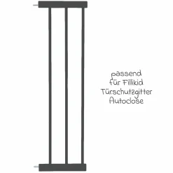 Türschutzgitter-Verlängerung 21 cm passend für Autoclose - Schwarz