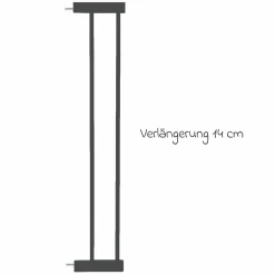 Türschutzgitter-Verlängerung 14 cm passend für Autoclose - Schwarz