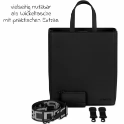 Umhängetasche Tote Bag Daily mit großzügigen Staufächern - Black - Kollektion 2025