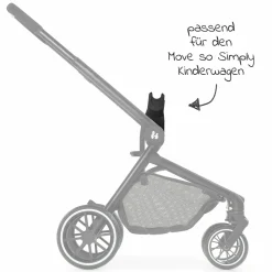Universal Babyschalen Adapter für Move so Simply Kinderwagen - passend für Maxi-Cosi / Cybex / Joie
