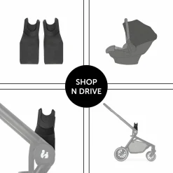 Universal Babyschalen Adapter für Move so Simply Kinderwagen - passend für Maxi-Cosi / Cybex / Joie